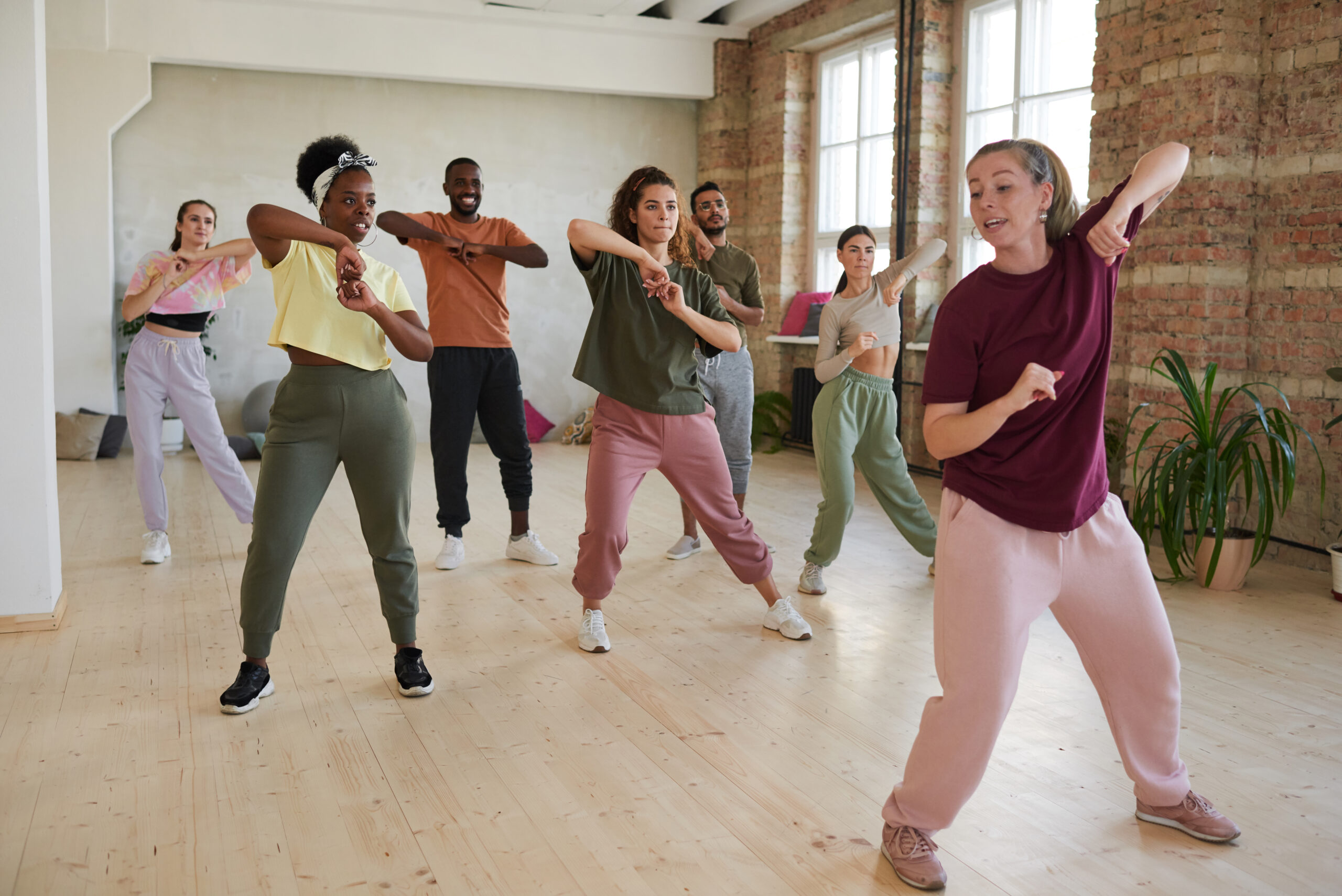 people dancing as part of dance movement therapy