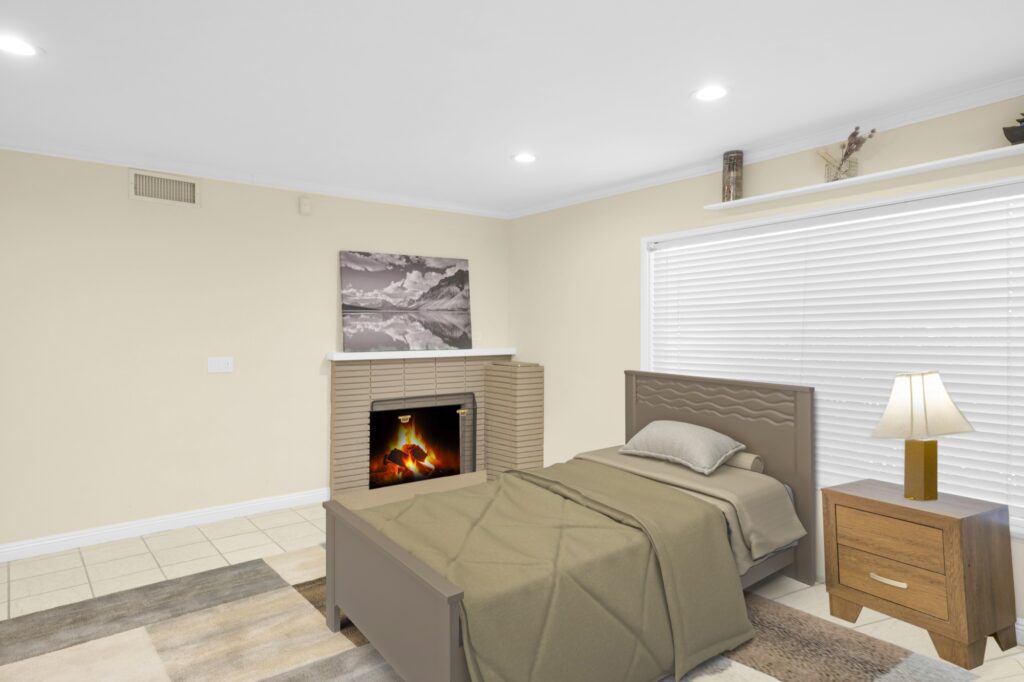 Private bedroom at Believe Detox Center Granada Hills